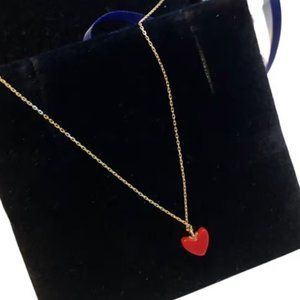 AHKAH Thiran Heart Necklace - 18k Yellow Gold